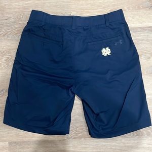 Under Armour Show Down Notre Dame Shorts size 34
